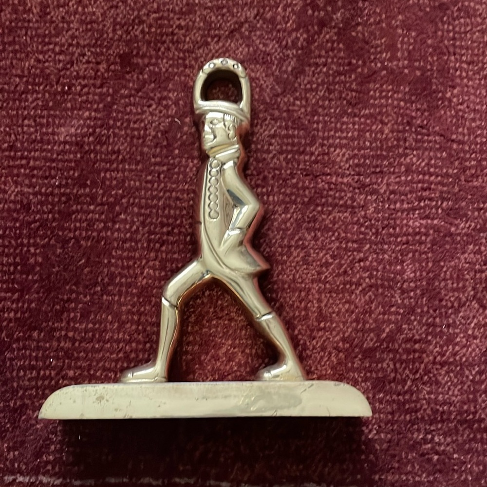 Vintage Hampton Brass Hessian Soldier Door Stop